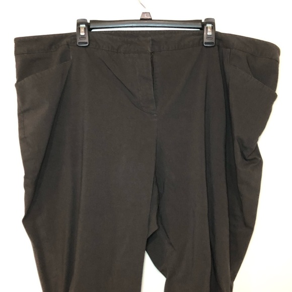 Lane Bryant Brown Capri Dress Pants Size 28 - Picture 2 of 8